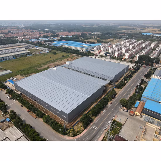 Pre-Engineering Prefabricated/ Prefab Building Workshop Building Warehouse Building Light Industrial Design Workshop Steel Frame Structure
