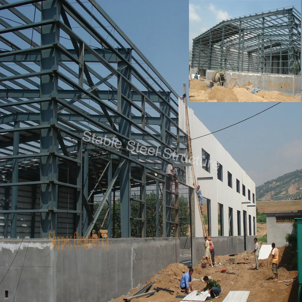 Prefab Building Light Steel Frame Prefabricated Metal Warehouse Workshop Construction Structure