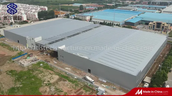 Pre-Engineering Prefabricated/ Prefab Building Workshop Building Warehouse Building Light Industrial Design Workshop Steel Frame Structure